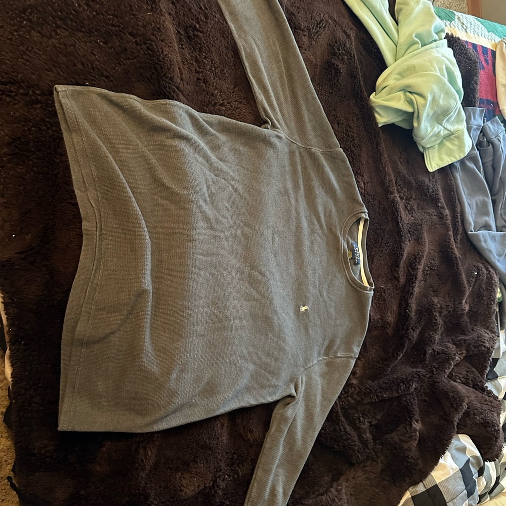 Polo by Ralph Lauren Dark Gray Thermal sleep shirt